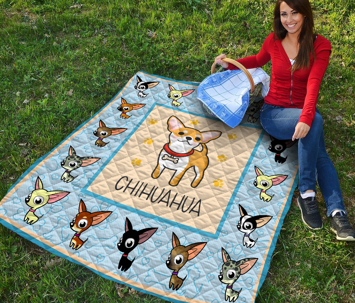 Baby chihuahua quilt 2