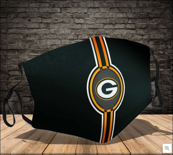Green Bay Packers logo face mask