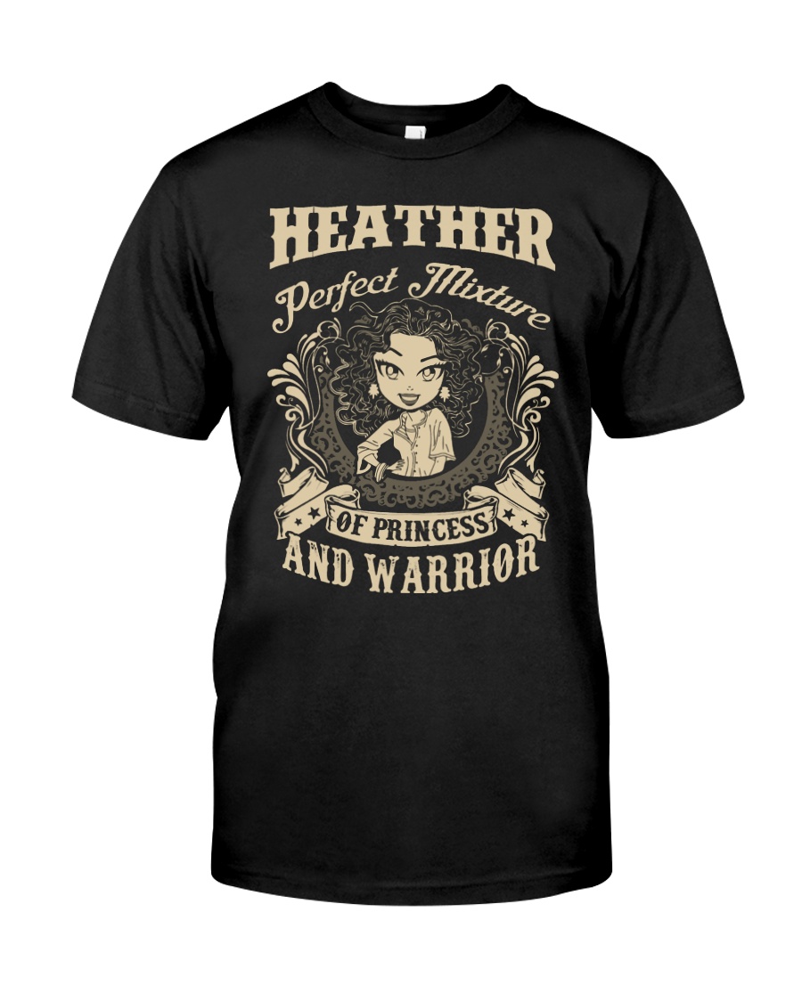 Heather perfect mixture of princess and warrior shirt