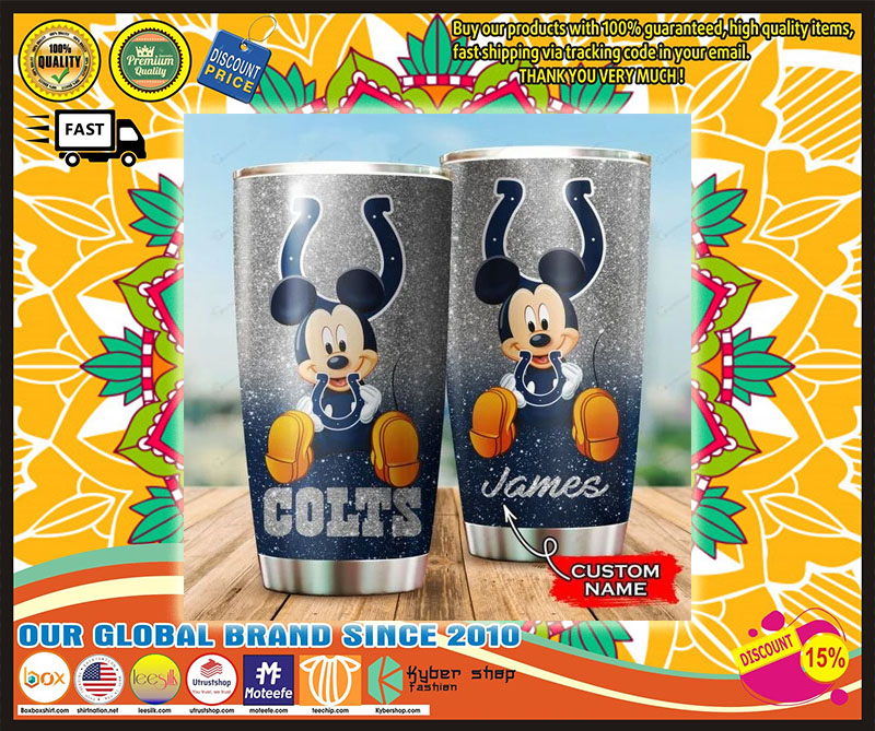 Mickey Mouse Indianapolis Colts Tumbler 1