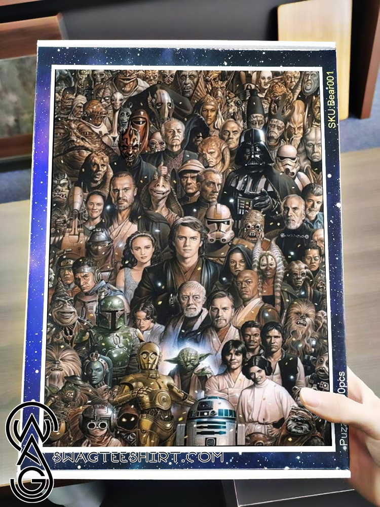 Star wars character jigsaw puzzle