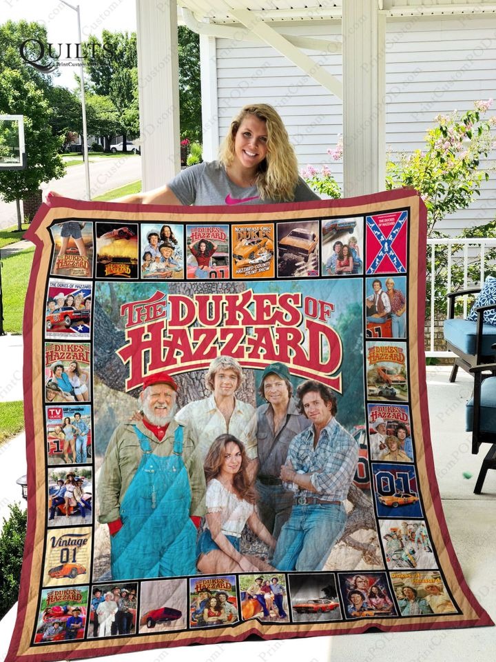 The dukes of hazzard quilt blanket