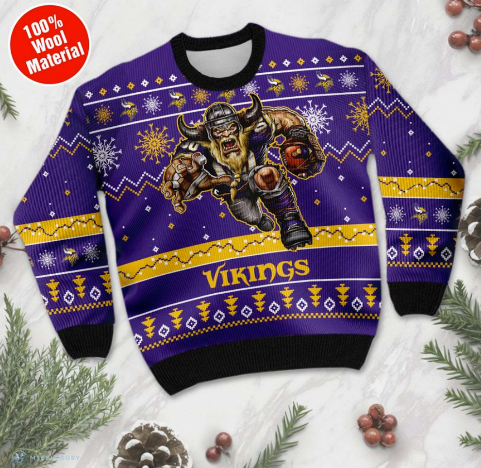 Minnesota Vikings ugly sweater 1