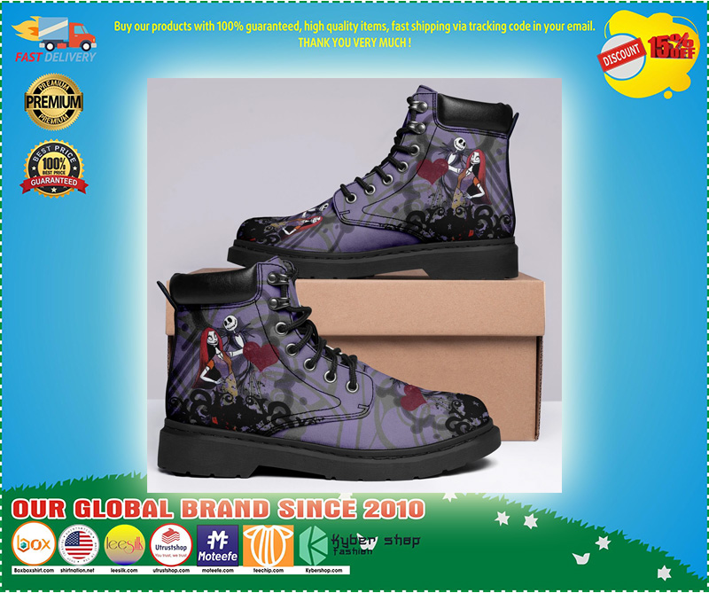 Jack skellington and Sally timberland boots 1