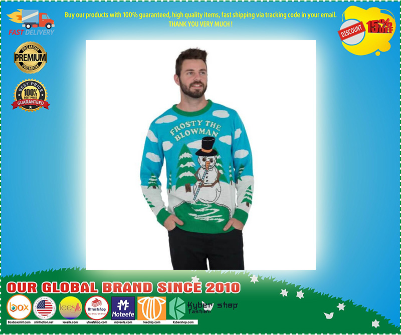 Frosty the Blowman Snowman Ugly Christmas Sweater 2