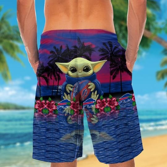 8-Buffalo Bills And Baby Yoda Hawaiian Shirt Short (4)