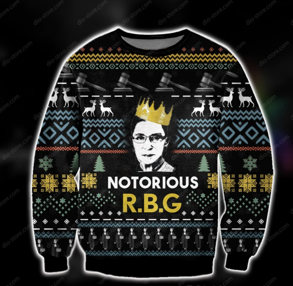 Notorious RBG ugly sweater