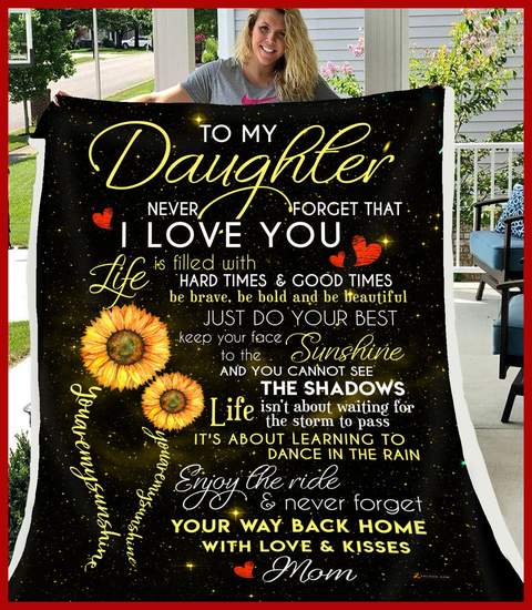 To my daughter you are my sunshine blanket - maria