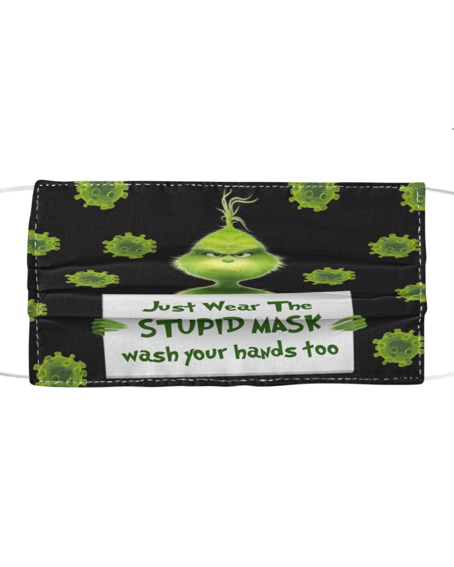 Grinch just wear the stupid mask wash your hands too face mask 2