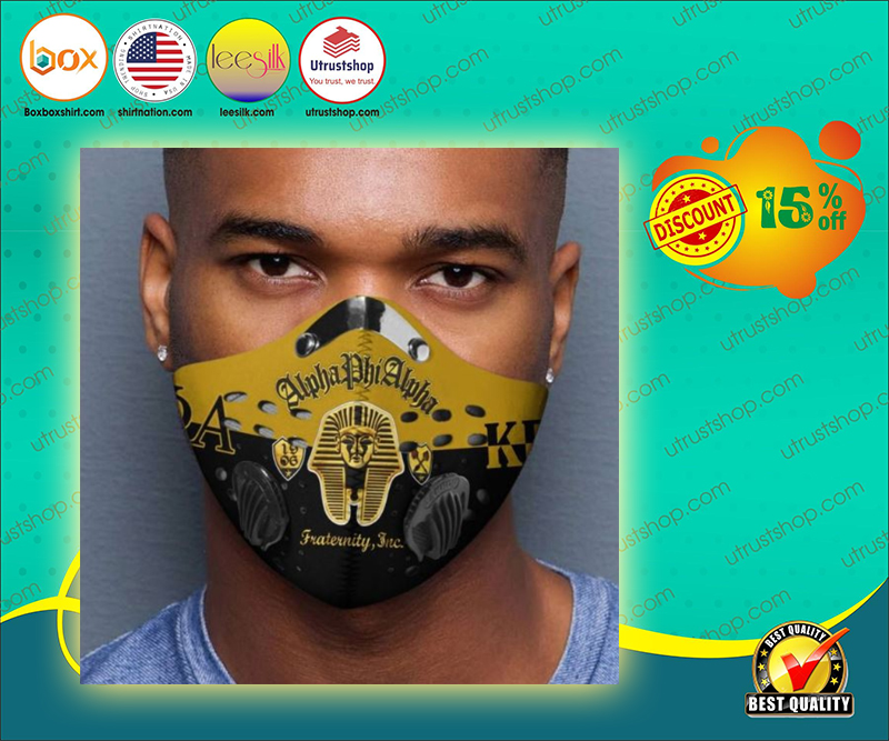Alpha Phi Alpha fraternity face mask 2