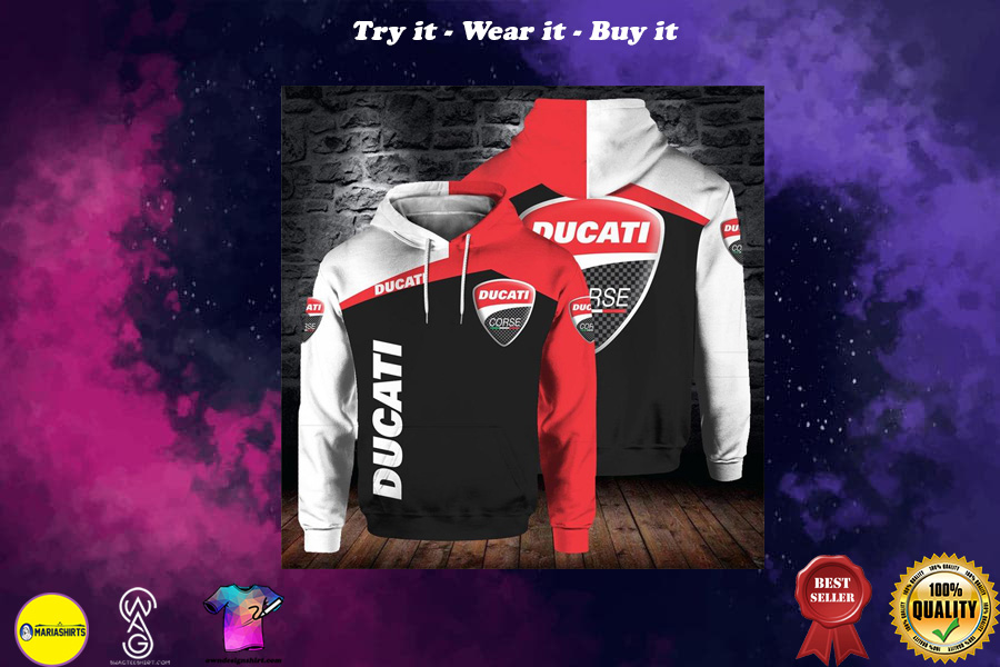 ducati corse all over printed shirt