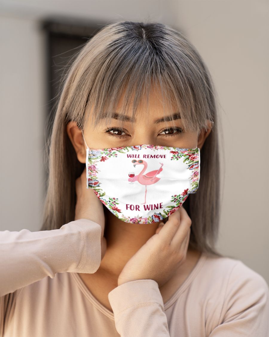 WIll FlamIngo remove for wIne face mask- LIMITED EDITION