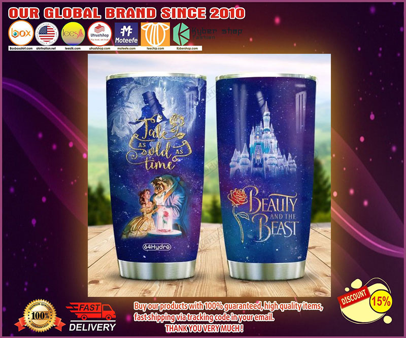 Beauty and the beast tale as old time tumbler – LIMITED EDITION