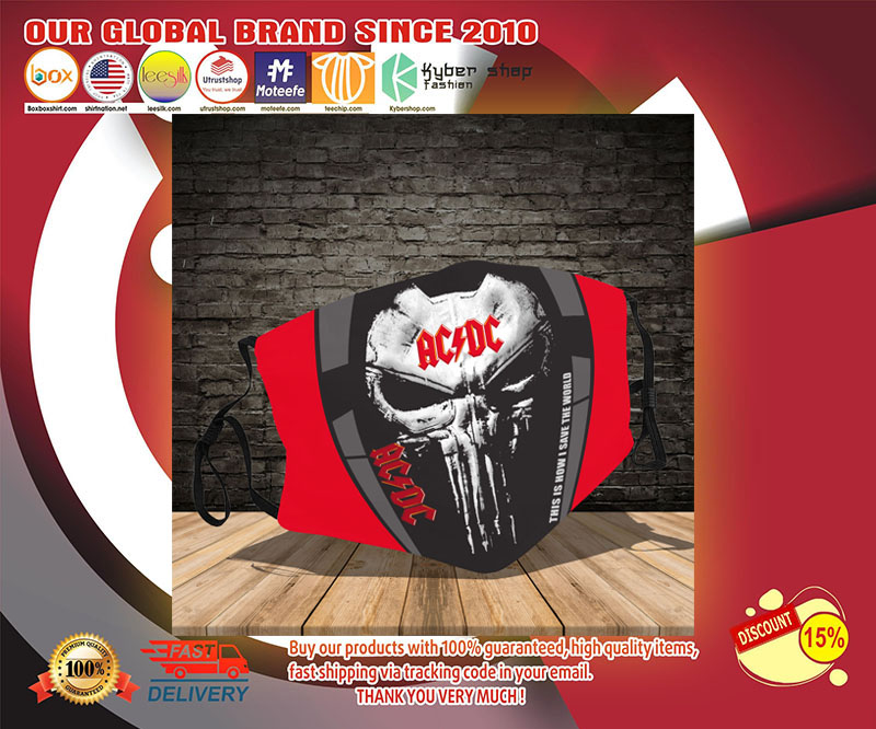 ACDC Punisher skull face mask – LIMITED EDITION