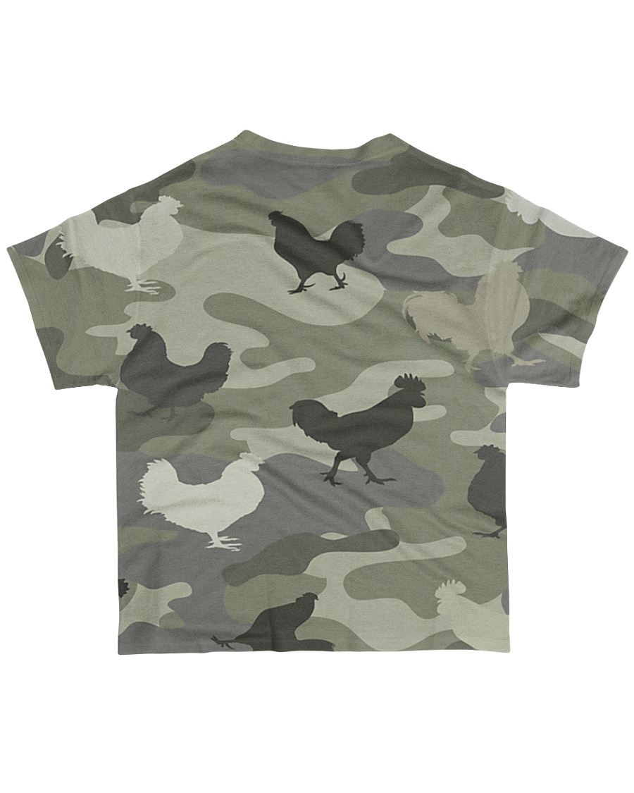 Chicken all over printed 3d shirt 1