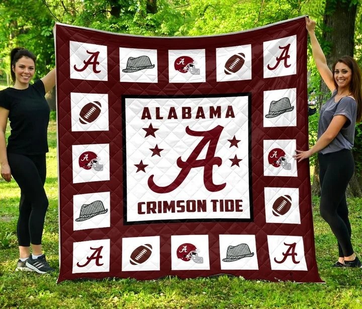 Alabama crimson tide quilt blanket queen
