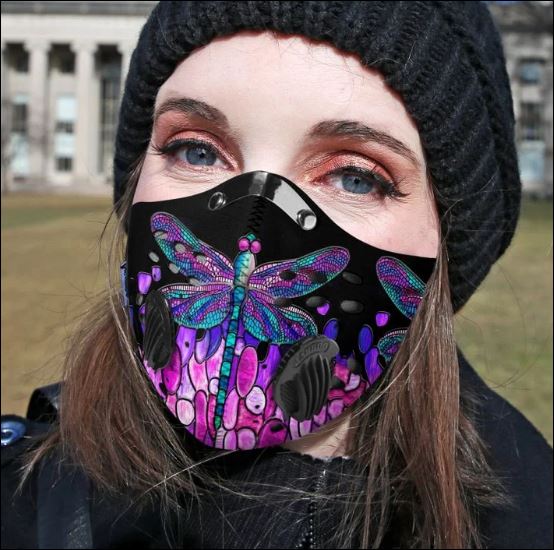 Dragonfly activated carbon Pm 2.5 Fm face mask