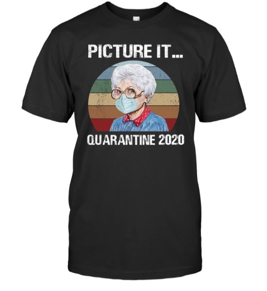 Grandma Mask Picture It Quarantine 2020 -Blink