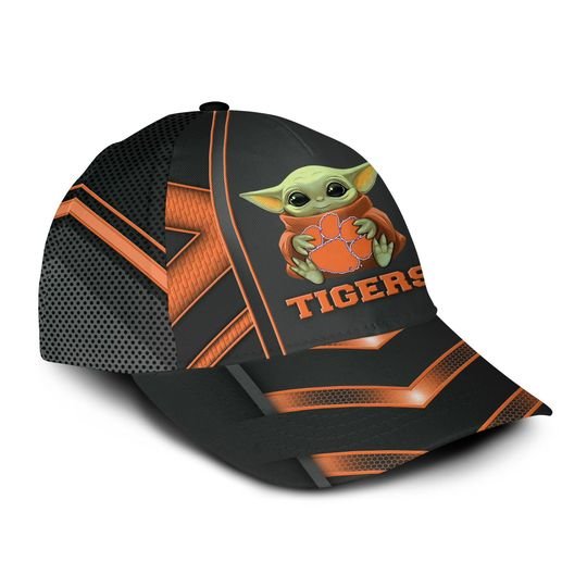 9-Clemson Tigers And Baby Yoda Classic Cap (4)