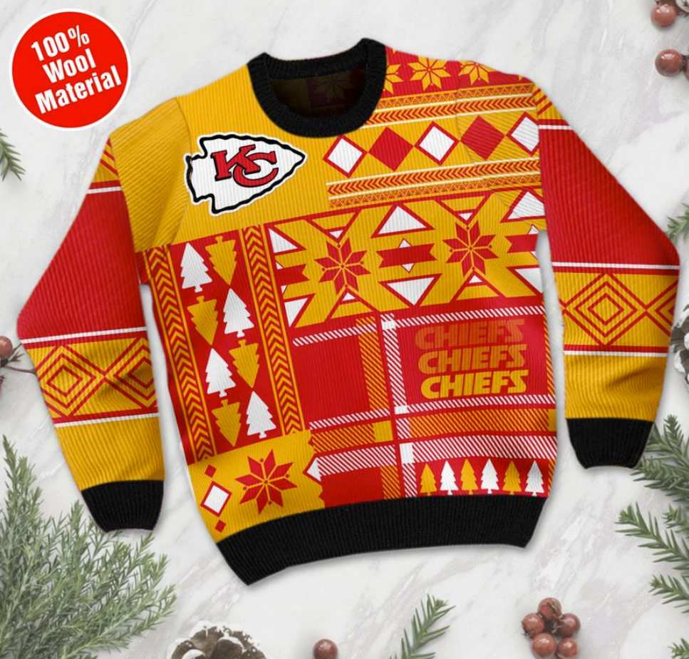 Personalized Kansas City Chiefs ugly sweater 1