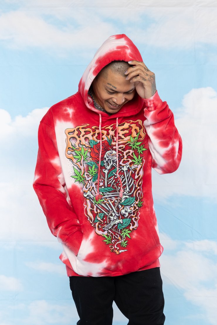 Rose skeleton everything we had went up in smoke 3d hoodie (4)