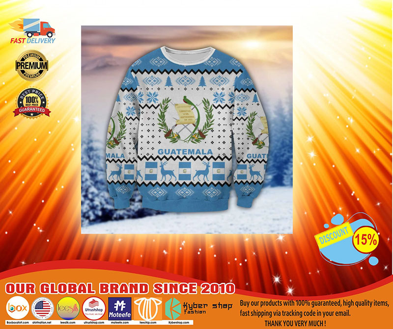 GUATEMALA 3D ALL OVER PRINT UGLY CHRISTMAS SWEATER3