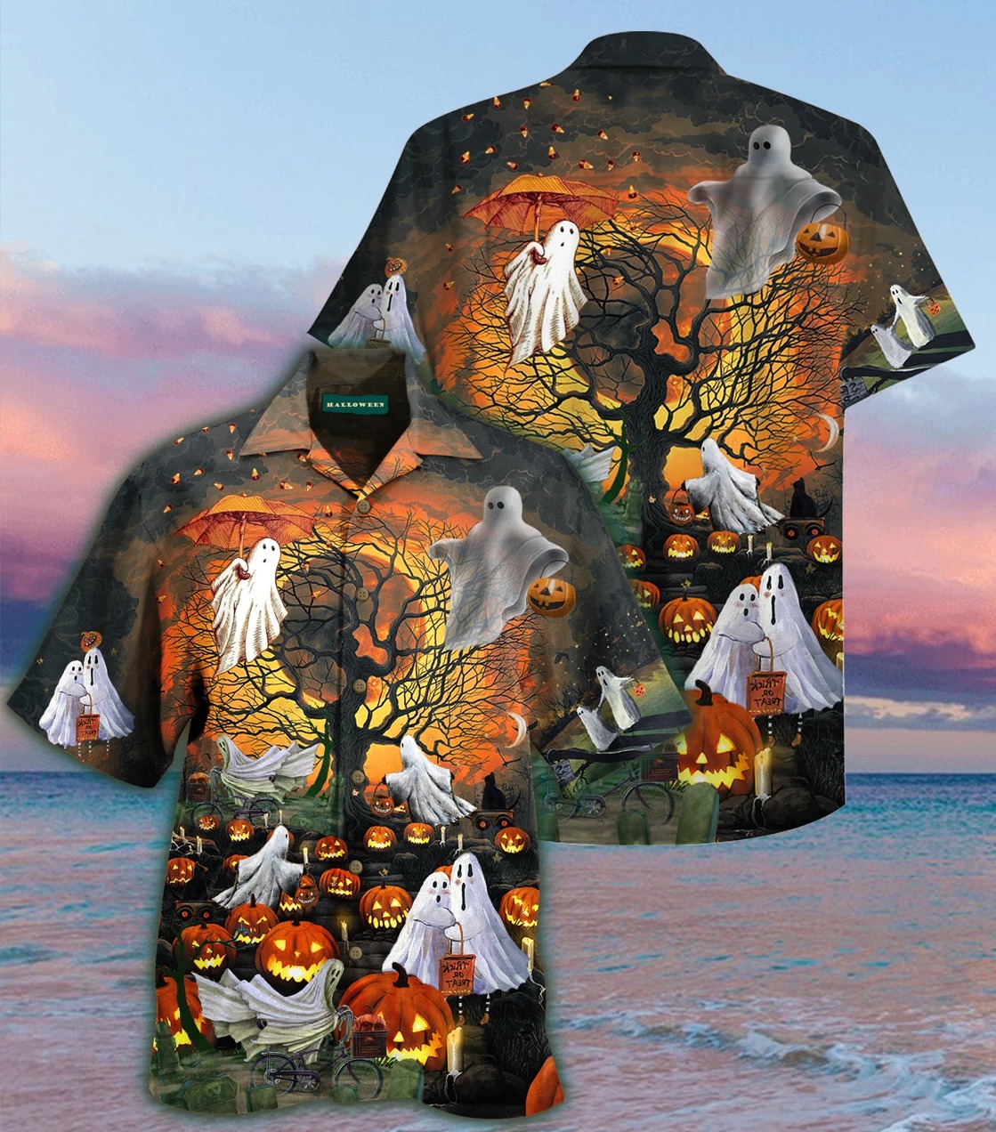 Ghosts Halloween Hawaiian Shirt – TAGOTEE