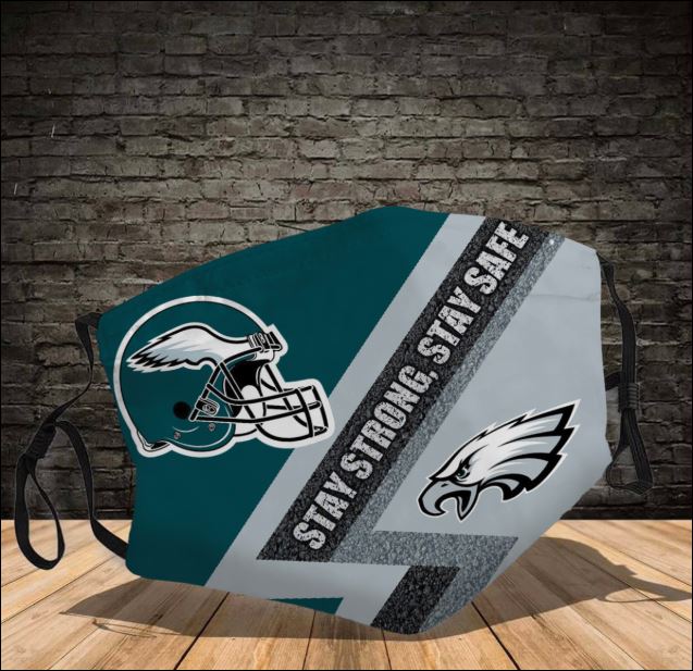 Philadelphia Eagles stay strong stay safe face mask