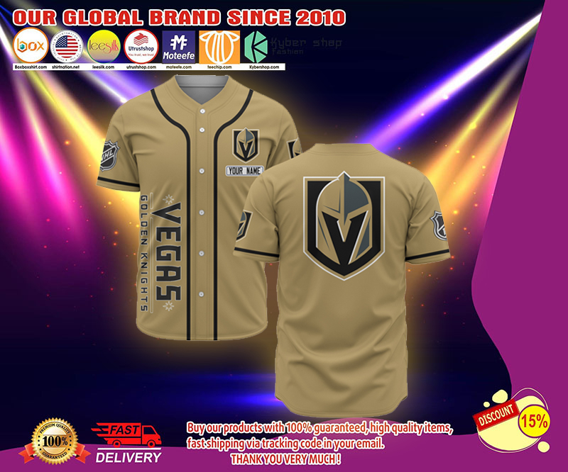 Vegas Golden Knights baseball jersey shirt 2