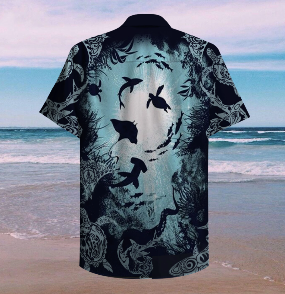 Aquarium life hawaiian shirt 2