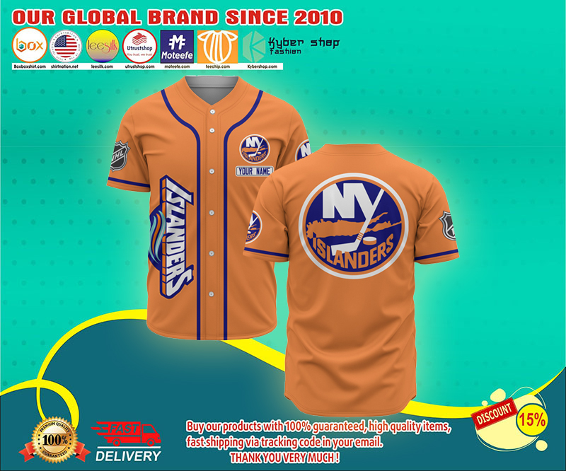 New York Islanders baseball jersey shirt 3