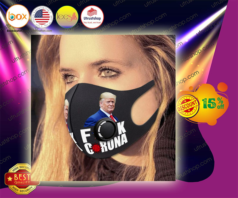 Trump fuck corona face mask 4