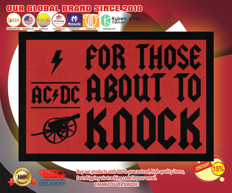 ACDC for those about to knock doormat 3