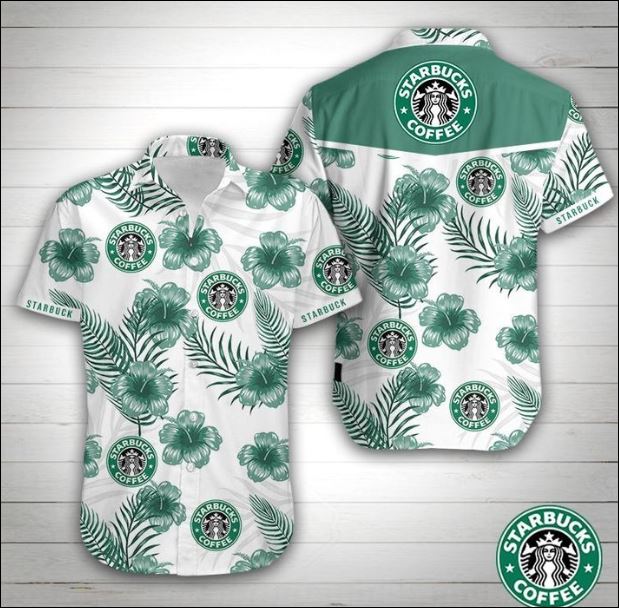 Starbucks coffee hawaiian shirt