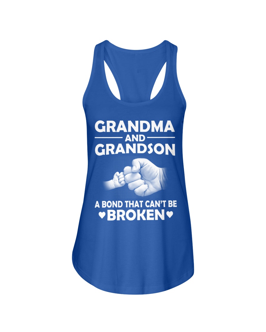 Grandma and grandson a bond that cant be broke flowy tank