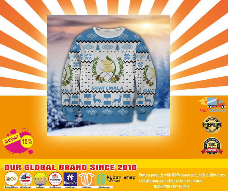 GUATEMALA 3D ALL OVER PRINT UGLY CHRISTMAS SWEATER4