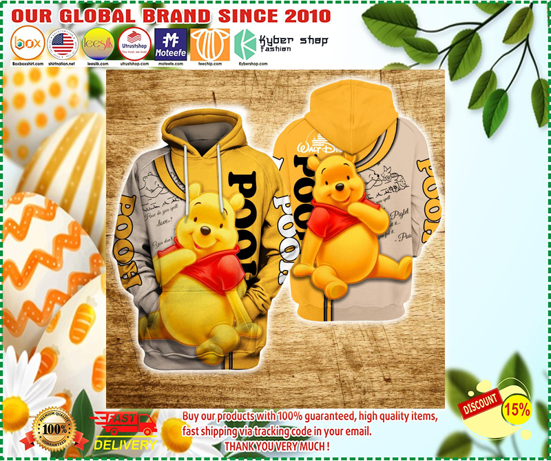 Winnie the pooh 3d hoodie 3