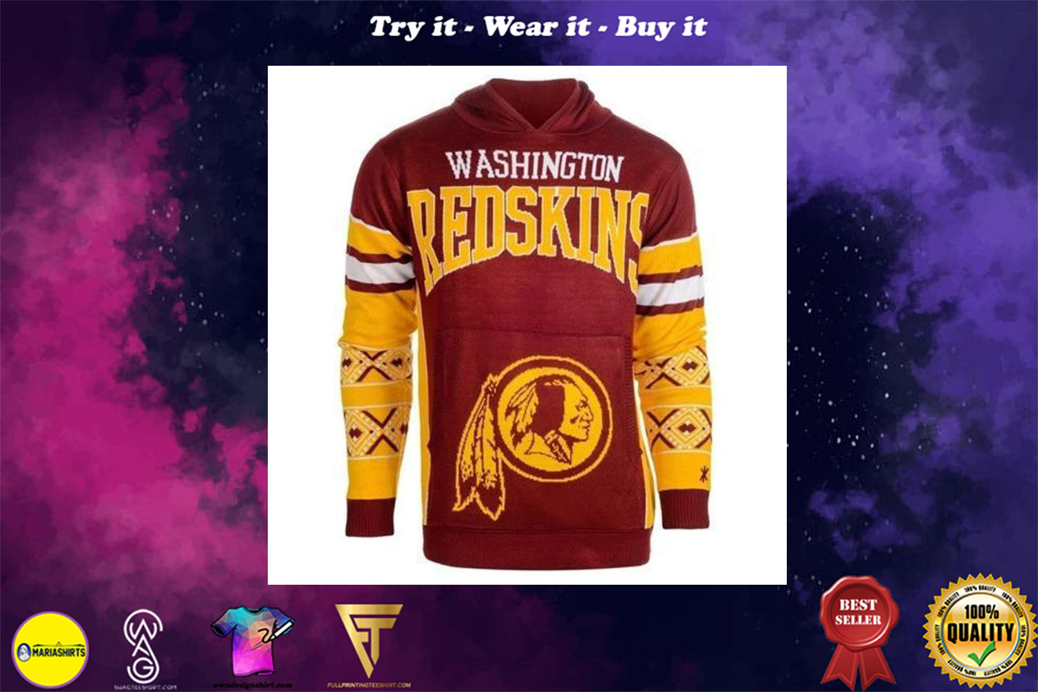 [special edition] the washington redskins nfl full over print shirt – maria