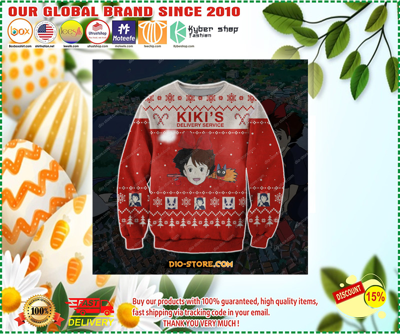 KIKI'S DELIVERY SERVICE UGLY CHRISTMAS SWEATER 2