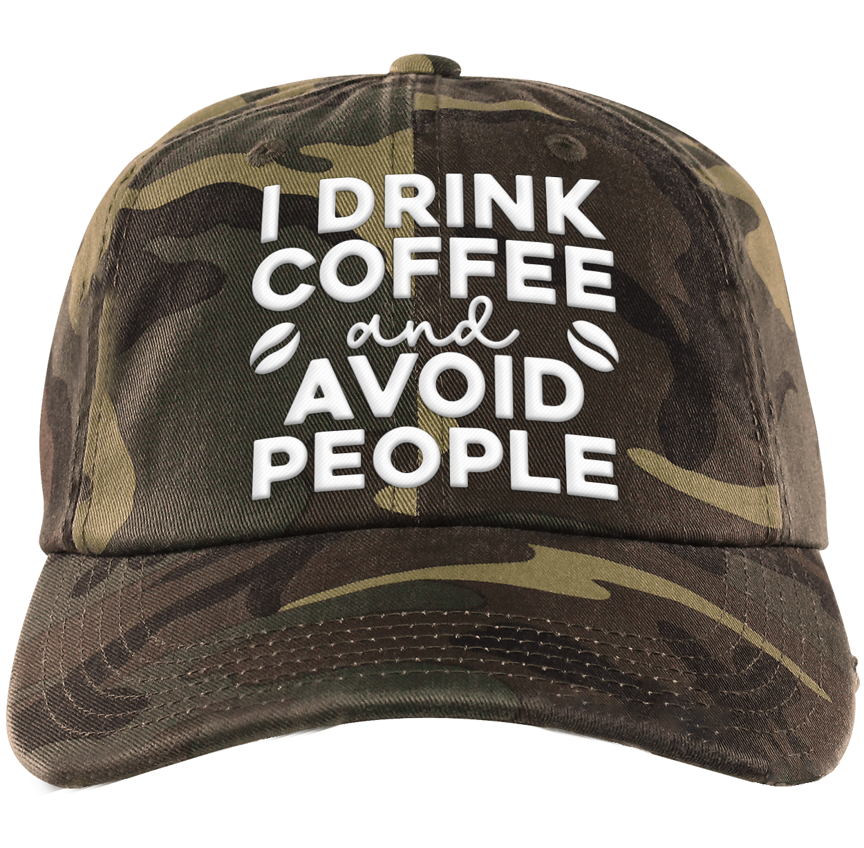 I drink coffee and avoid people hat cap – LIMITED EDITION