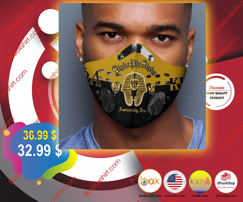 Alpha Phi Alpha fraternity face mask 4