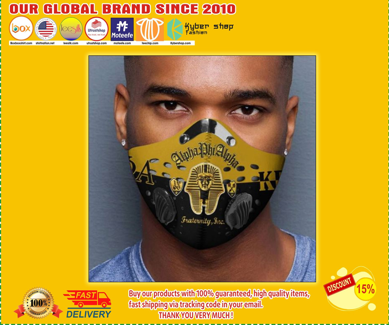 Alpha Phi Alpha fraternity face mask