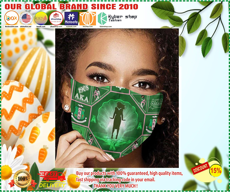 Alpha kappa alpha sorority incorporated 1908 face mask 3