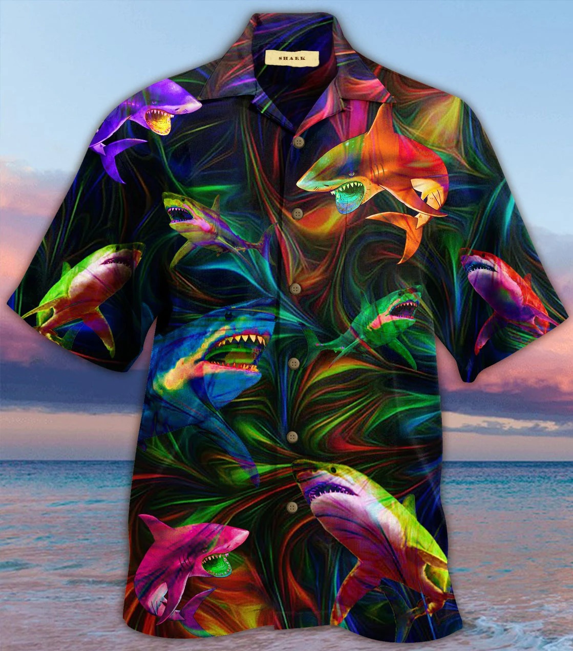 Amazing shark unisex hawaiian shirt 1