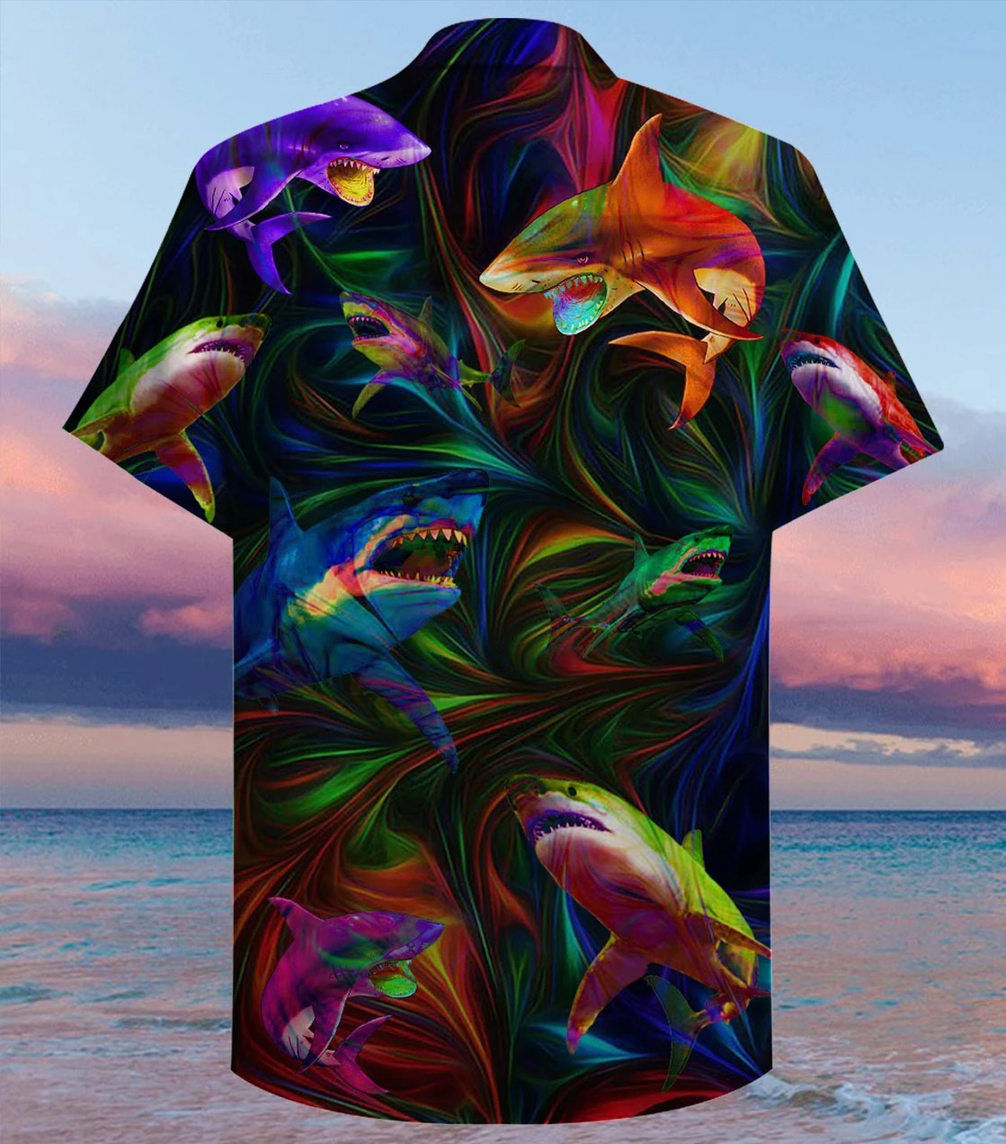 Amazing shark unisex hawaiian shirt 2