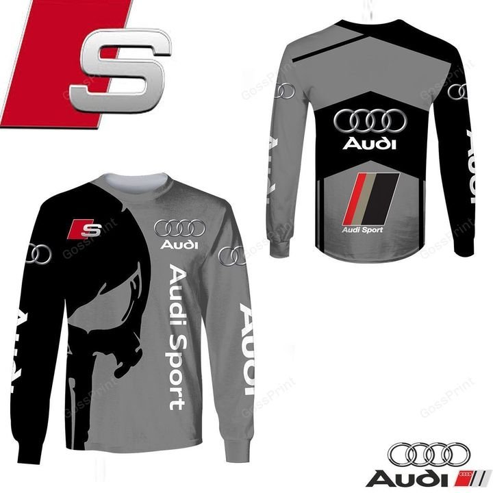 Audi sport skull 3d shirt, hoodie 2