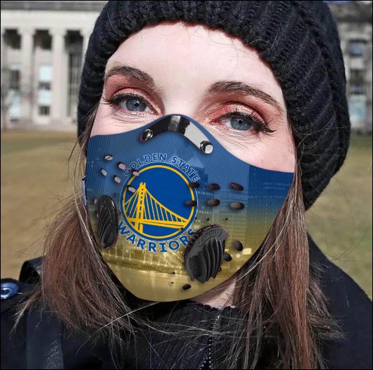 Golden State Warriors filter activated carbon face mask