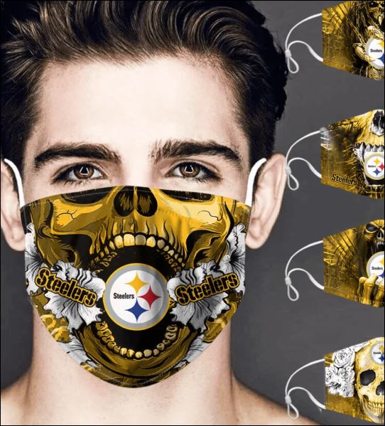 Pittsburgh Steelers skull face mask