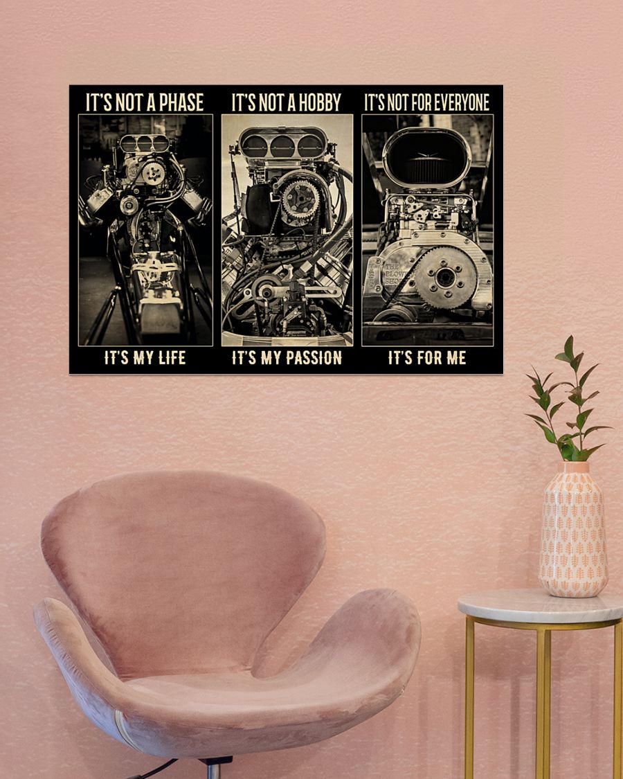 BW Engine It's not a phase It's not a hobby It's not for everyone poster 1
