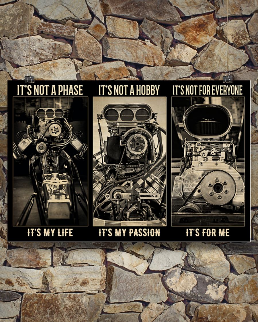 BW Engine It's not a phase It's not a hobby It's not for everyone poster 2